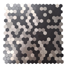 Load image into Gallery viewer, Self Adhesive 3D Mosaic Wall Tiles - Mini Hexagon - 30cm x 30cm (10 pack)