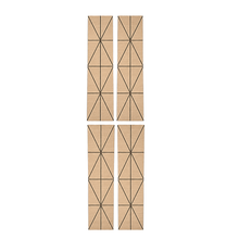 Load image into Gallery viewer, Superlightweight Harlequin - Self Adhesive Acoustic Wall Panels - 120cm x 30cm (4 pack)