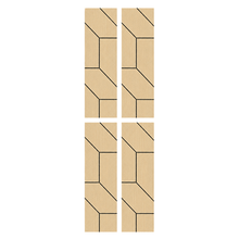 Load image into Gallery viewer, Superlightweight Wedge - Self Adhesive Acoustic Wall Panels - 120cm x 30cm (4 pack)