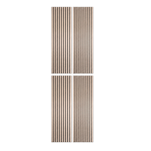 Load image into Gallery viewer, Superlightweight Slatted - Self Adhesive Acoustic Wall Panels - 120cm x 30cm (4 pack)
