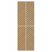 Load image into Gallery viewer, Superlightweight Herringbone - Self Adhesive Acoustic Wall Panels - 120cm x 30cm (4 pack)