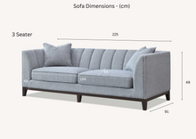 Load image into Gallery viewer, Aluxo Cooper 3 Seater Sofa in Dolphin Boucle