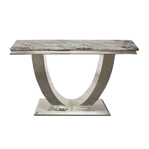 Arial Console with Dark Grey Marble Top