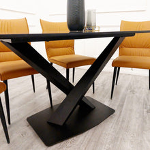 Load image into Gallery viewer, **PROMO** Apollo 1.6 Black Dining Table with Black Sintered Stone