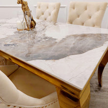 Load image into Gallery viewer, Louis Gold Dining Table