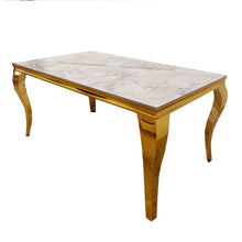 Load image into Gallery viewer, Louis Gold Dining Table