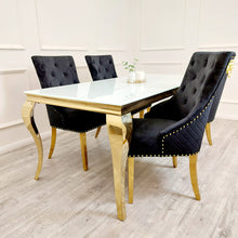 Load image into Gallery viewer, Louis Gold Dining Table