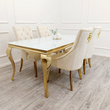 Load image into Gallery viewer, Louis Gold Dining Table