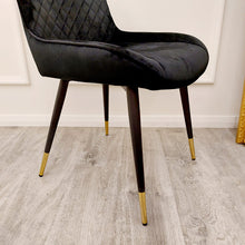 Load image into Gallery viewer, Luna Velvet Dining Chair - ALL COLOURS