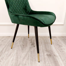 Load image into Gallery viewer, Luna Velvet Dining Chair - ALL COLOURS