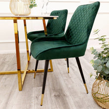 Load image into Gallery viewer, Luna Velvet Dining Chair - ALL COLOURS