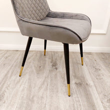 Load image into Gallery viewer, Luna Velvet Dining Chair - ALL COLOURS