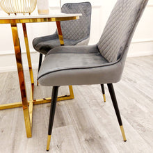 Load image into Gallery viewer, Luna Velvet Dining Chair - ALL COLOURS