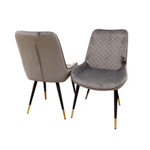 Load image into Gallery viewer, Luna Velvet Dining Chair - ALL COLOURS