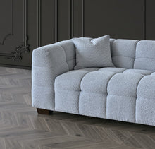 Load image into Gallery viewer, Aluxo Tribeca Sofa Range in Pearl Boucle Fabric