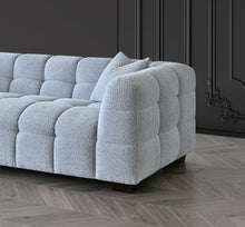 Load image into Gallery viewer, Aluxo Tribeca Sofa Range in Pearl Boucle Fabric