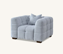 Load image into Gallery viewer, Aluxo Tribeca Sofa Range in Pearl Boucle Fabric