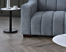 Load image into Gallery viewer, Aluxo Astoria 3 Seater Sofa in Iron Boucle Fabric