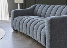Load image into Gallery viewer, Aluxo Astoria 3 Seater Sofa in Iron Boucle Fabric