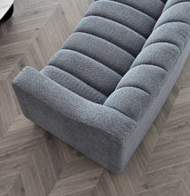 Load image into Gallery viewer, Aluxo Astoria 3 Seater Sofa in Iron Boucle Fabric