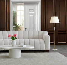 Load image into Gallery viewer, Aluxo Astoria 3 Seater Sofa in Oatmeal Boucle Fabric