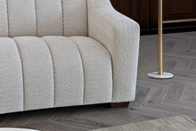 Load image into Gallery viewer, Aluxo Astoria 3 Seater Sofa in Oatmeal Boucle Fabric