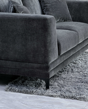 Load image into Gallery viewer, Aluxo Lenox Sofa Range in Steel Velvet