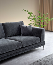 Load image into Gallery viewer, Aluxo Lenox Sofa Range in Steel Velvet