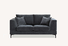 Load image into Gallery viewer, Aluxo Lenox Sofa Range in Steel Velvet