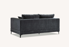 Load image into Gallery viewer, Aluxo Lenox Sofa Range in Steel Velvet
