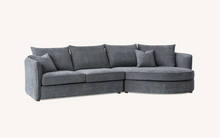 Load image into Gallery viewer, Aluxo Rubin Corner Chaise in Charcoal Boucle