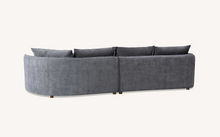 Load image into Gallery viewer, Aluxo Rubin Corner Chaise in Charcoal Boucle