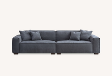 Load image into Gallery viewer, Aluxo Dakota Sofa Range in Charcoal Boucle