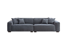 Load image into Gallery viewer, ALUXO® Dakota Sofa Range in Charcoal Boucle