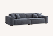 Load image into Gallery viewer, Aluxo Dakota Sofa Range in Charcoal Boucle