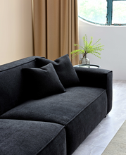 Load image into Gallery viewer, Aluxo Dakota Sofa Range Chaise in Midnight Boucle