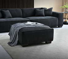 Load image into Gallery viewer, Aluxo Dakota Sofa Range Chaise in Midnight Boucle