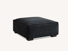 Load image into Gallery viewer, Aluxo Dakota Sofa Range Chaise in Midnight Boucle