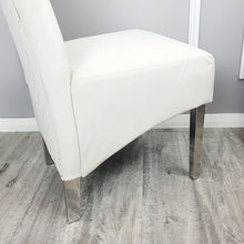 Load image into Gallery viewer, Emma Dining Chair in Cream Velvet