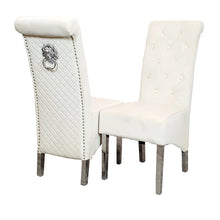 Load image into Gallery viewer, Emma Dining Chair in Cream Velvet