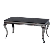 Load image into Gallery viewer, Louis Coffee Table with Black Glass Top