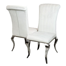 Load image into Gallery viewer, Nicole Dining Chair ALL COLOURS with Plain Back, Line & Cross Stitch