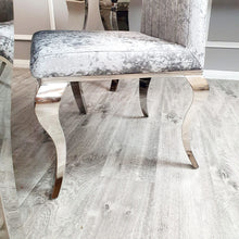 Load image into Gallery viewer, Nicole Dining Chair ALL COLOURS with Plain Back, Line & Cross Stitch