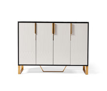 Load image into Gallery viewer, Amal Ribbed Furniture Range - Black, White &amp; Gold
