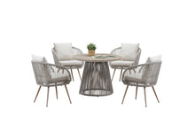 Load image into Gallery viewer, Cove Outdoor Dining Set - Natural - 4 Seater
