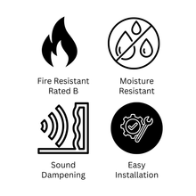 Load image into Gallery viewer, Premium Acoustic Slatted Wall Panels - 3-sided Wood Veneer - 240cm x 32cm (2 pack)
