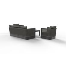 Load image into Gallery viewer, ALUXO®  Ares Outdoor Lounge Set - Onyx - 5 Seater
