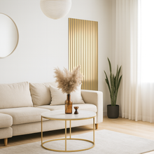 Load image into Gallery viewer, Acoustic Slatted Wall Panels - Luxe Finish - 240cm x 60cm (4 pack)
