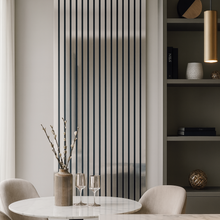Load image into Gallery viewer, Acoustic Slatted Wall Panels - Luxe Finish - 240cm x 60cm (4 pack)
