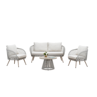 Cove Outdoor Lounge Set - Natural - 4 Seater